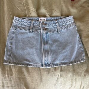 Superdown Jean Mini Skirt